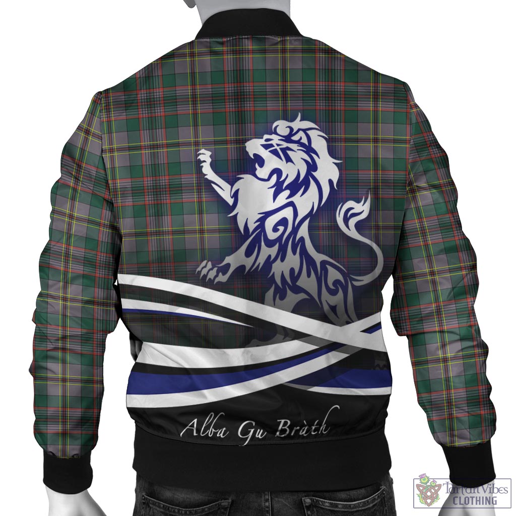 Tartan Vibes Clothing Craig Ancient Tartan Bomber Jacket with Alba Gu Brath Regal Lion Emblem