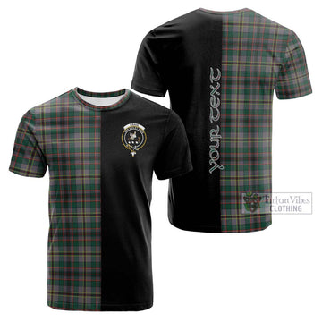 Craig Ancient Tartan Cotton T-shirt with Family Crest and Half Of Me Style