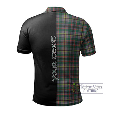 Craig Ancient Tartan Polo Shirt with Family Crest and Half Of Me Style