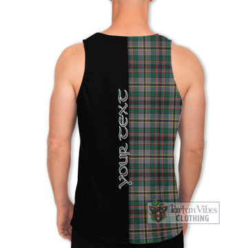 Craig Ancient Tartan Men's Tank Top with Family Crest and Half Of Me Style