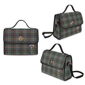 Craig Ancient Tartan Waterproof Canvas Bag with Family Crest