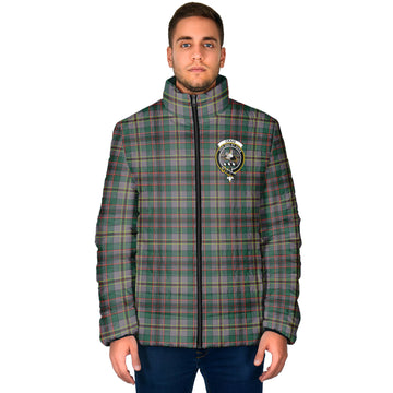 Craig Ancient Tartan Padded Jacket with Family Crest