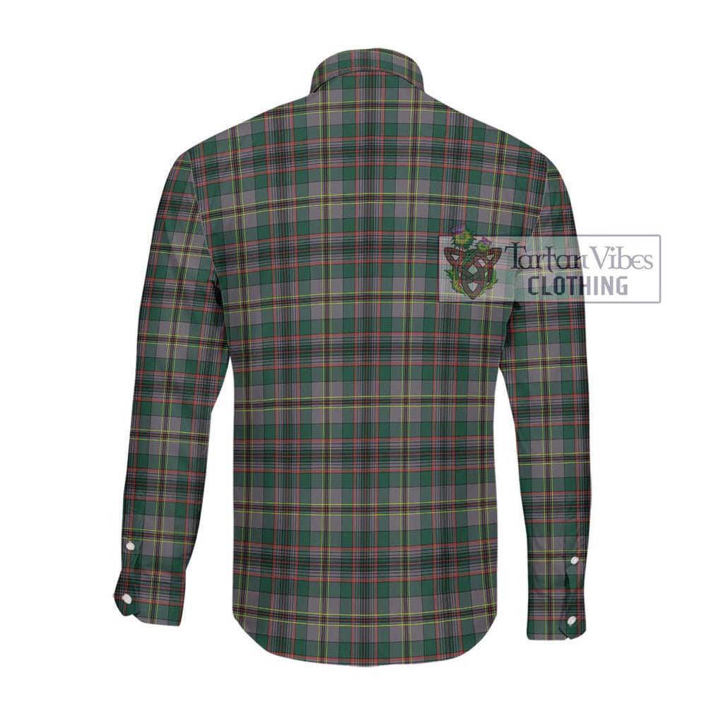 Craig Ancient Tartan Long Sleeve Button Shirt with Family Crest DNA In Me Style - Tartanvibesclothing Shop