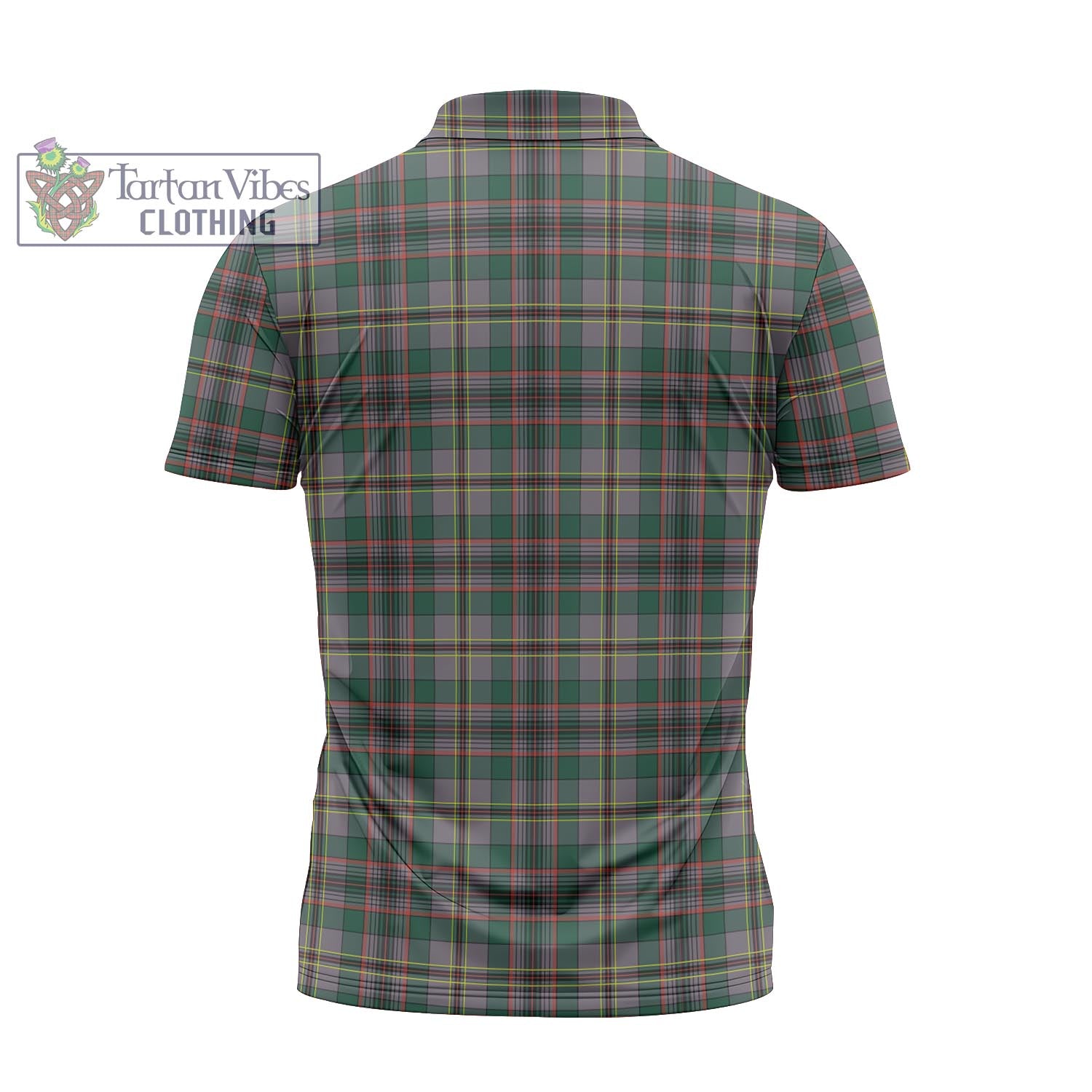 Tartan Vibes Clothing Craig Ancient Tartan Zipper Polo Shirt with Family Crest