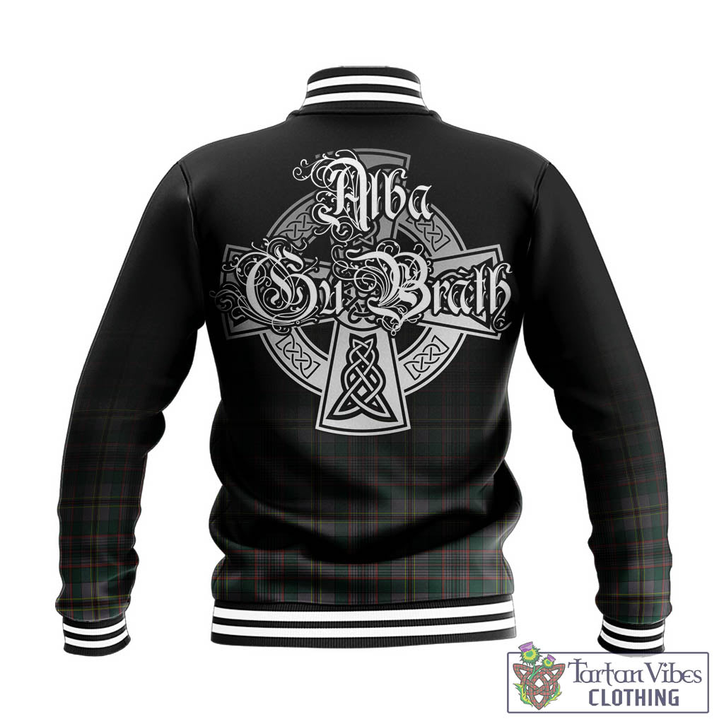 Tartan Vibes Clothing Craig Ancient Tartan Baseball Jacket Featuring Alba Gu Brath Family Crest Celtic Inspired