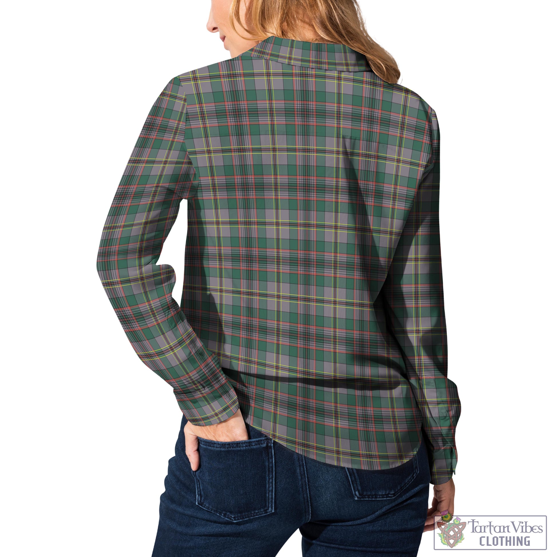 Tartan Vibes Clothing Craig Ancient Tartan Womens Casual Shirt with Family Crest