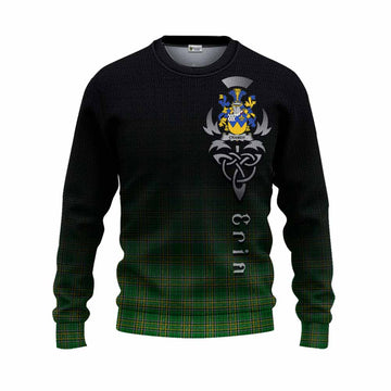 Cramer Irish Clan Knitted Sweater with Coat of Arms Erin Go Bragh Celtic Inspired Unisex - Tartan Vibes Clothing