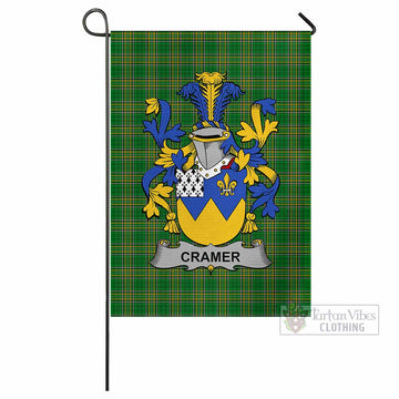 Cramer Irish Clan Tartan Flag with Coat of Arms