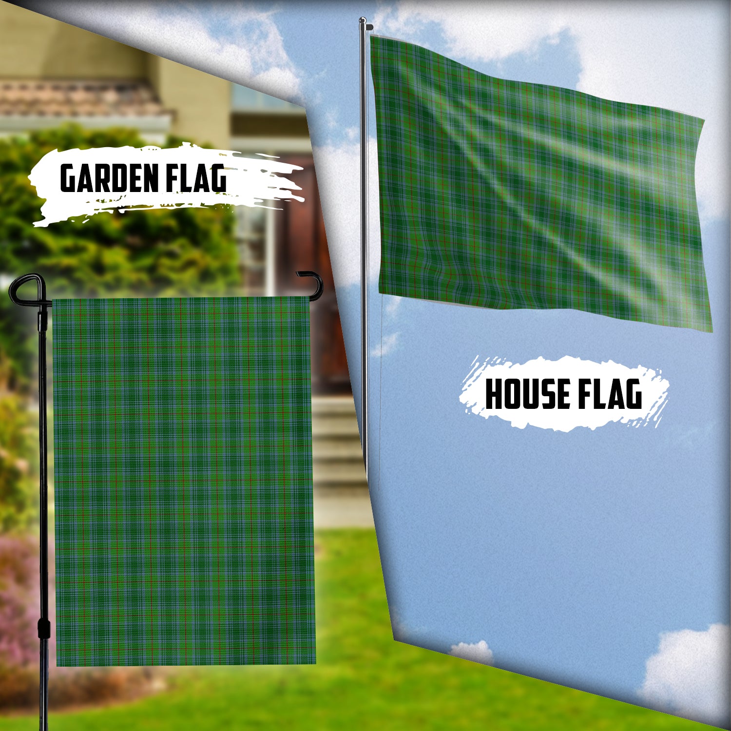 Cranston Tartan Flag Garden Flag (Vertical) - Tartan Vibes Clothing