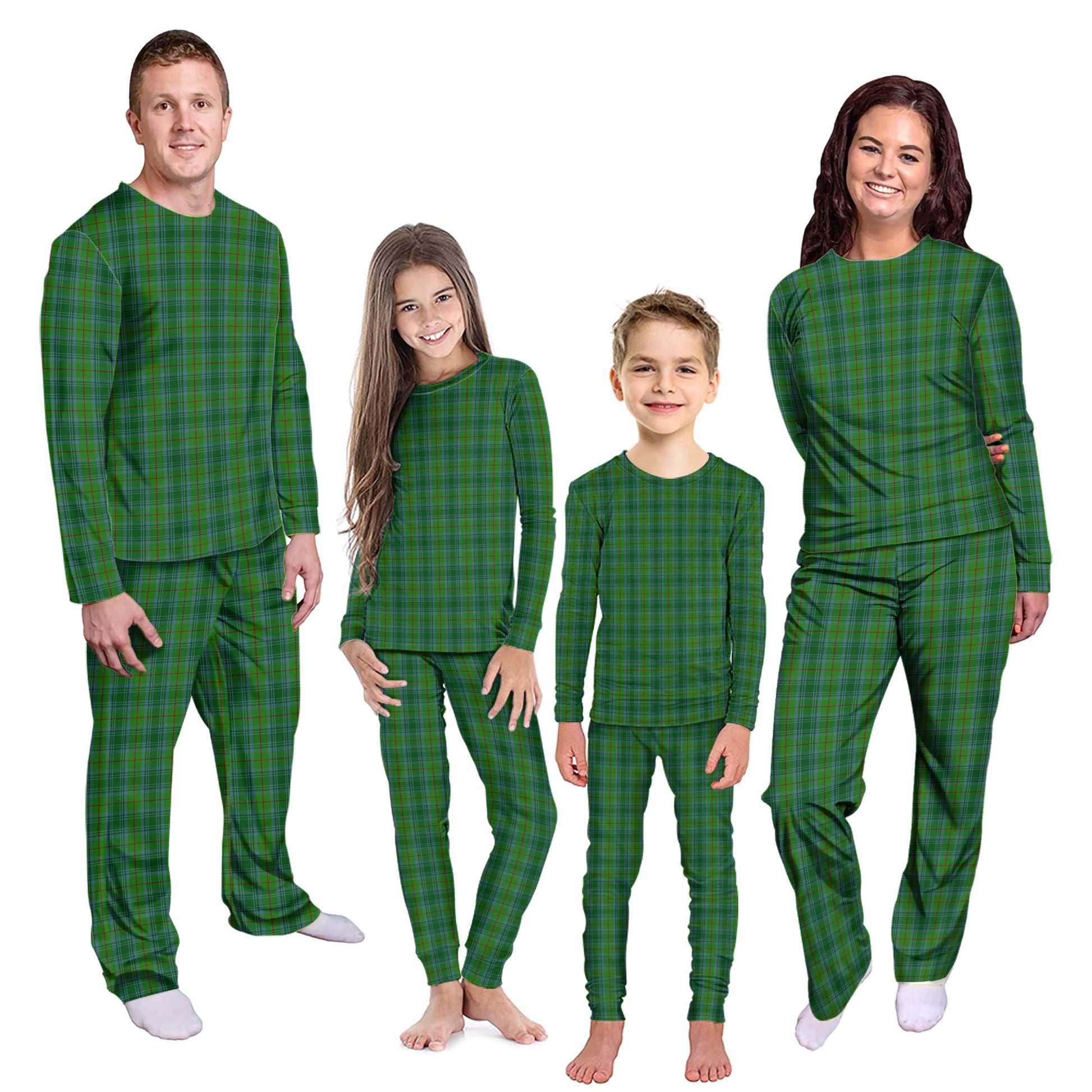 Cranston Tartan Pajamas Family Set Kid - Tartan Vibes Clothing