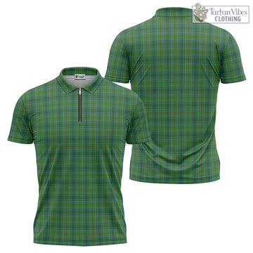 Cranston Tartan Zipper Polo Shirt