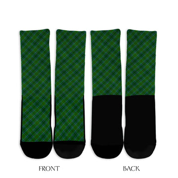 Cranston Tartan Crew Socks Cross Tartan Style