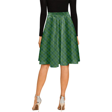 Cranston Tartan Melete Pleated Midi Skirt