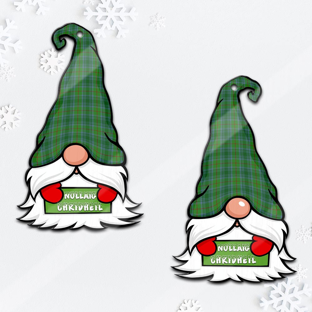 Cranston Gnome Christmas Ornament with His Tartan Christmas Hat - Tartan Vibes Clothing