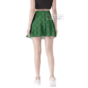 Cranston Tartan Women's Plated Mini Skirt