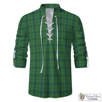 Cranston Tartan Men's Scottish Traditional Jacobite Ghillie Kilt Shirt