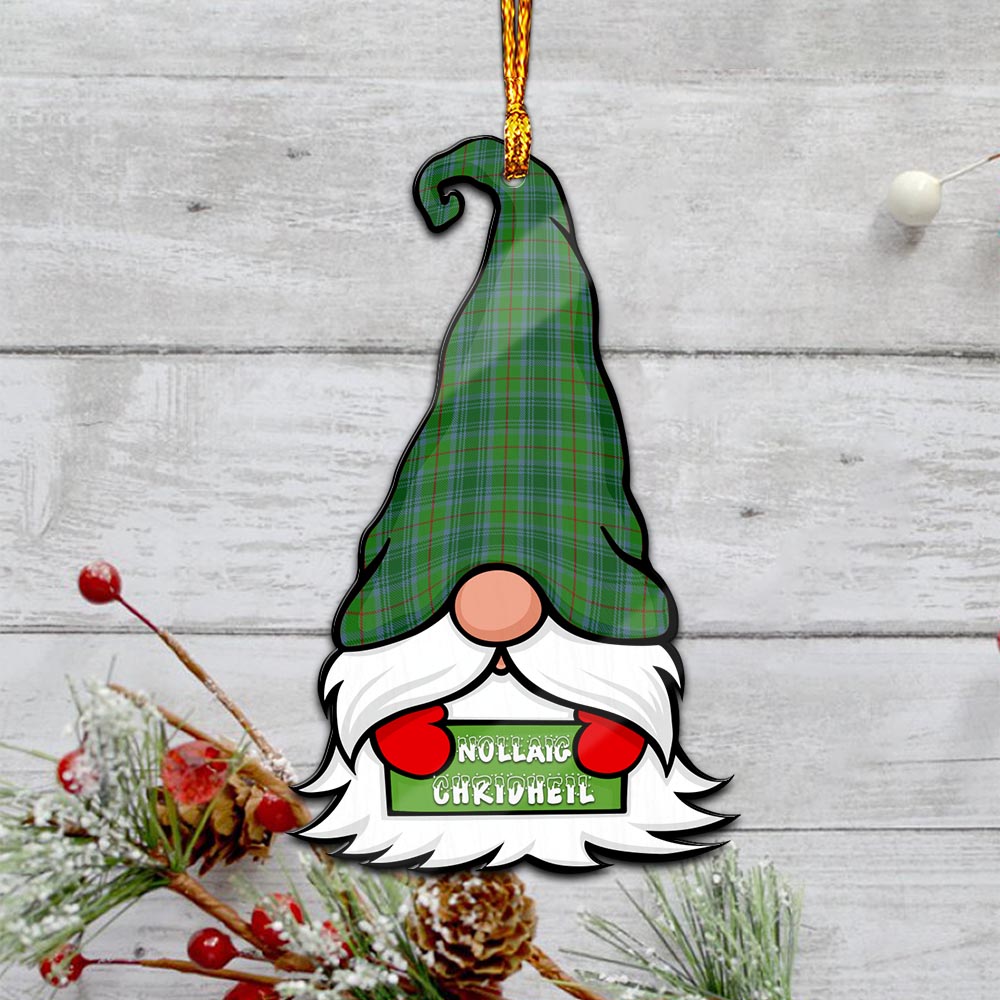 Cranston Gnome Christmas Ornament with His Tartan Christmas Hat - Tartan Vibes Clothing