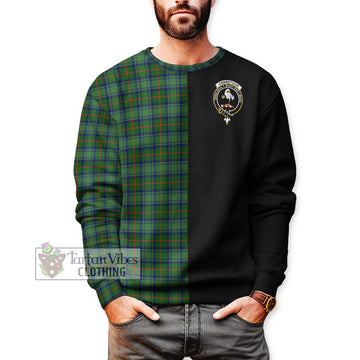 Cranstoun (Cranston) Tartan Sweatshirt with Family Crest and Half Of Me Style