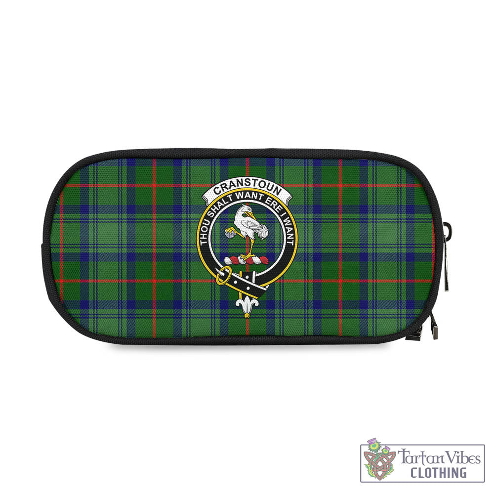 Tartan Vibes Clothing Cranstoun Tartan Pen and Pencil Case with Family Crest