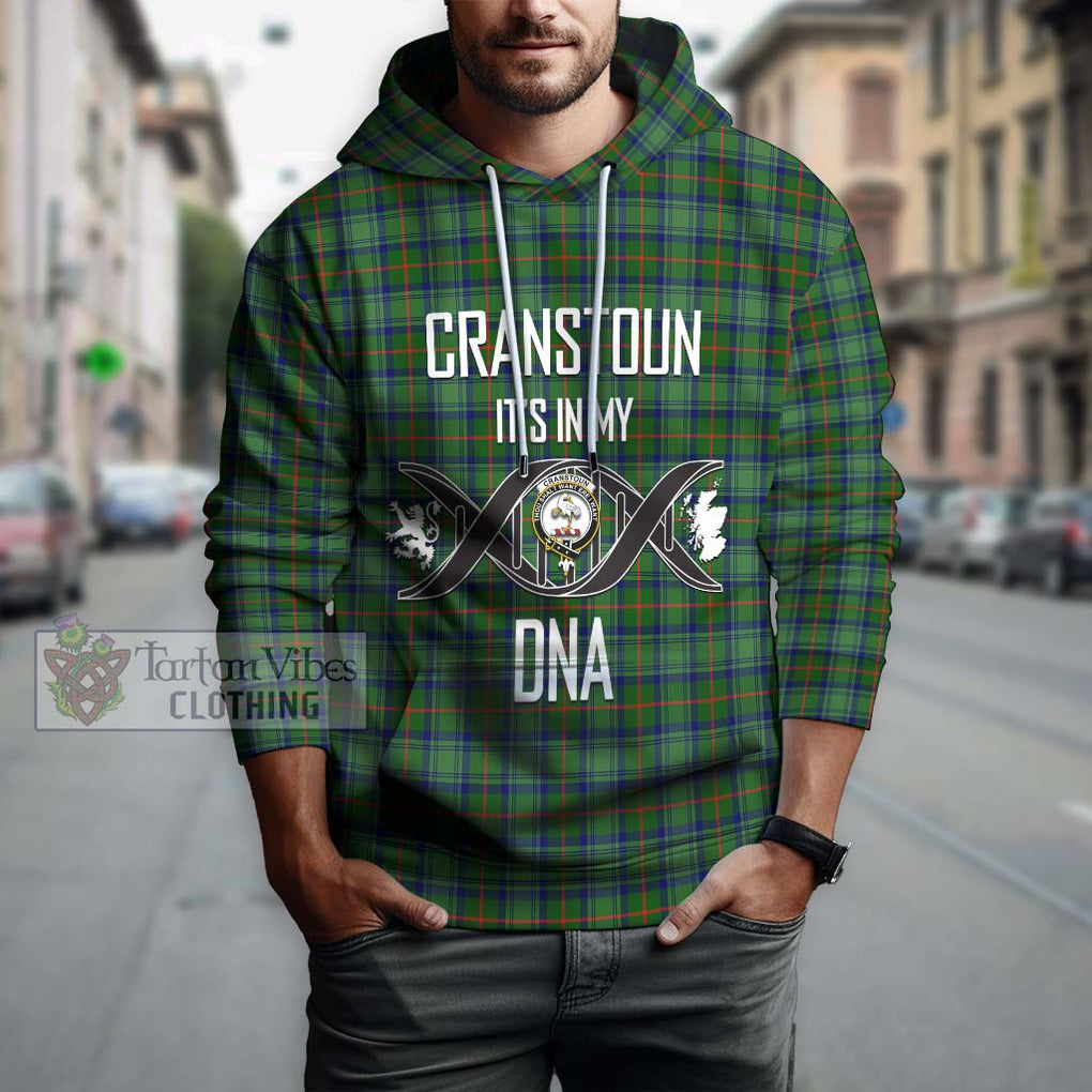 Cranstoun (Cranston) Tartan Hoodie with Family Crest DNA In Me Style Pullover Hoodie - Tartanvibesclothing Shop