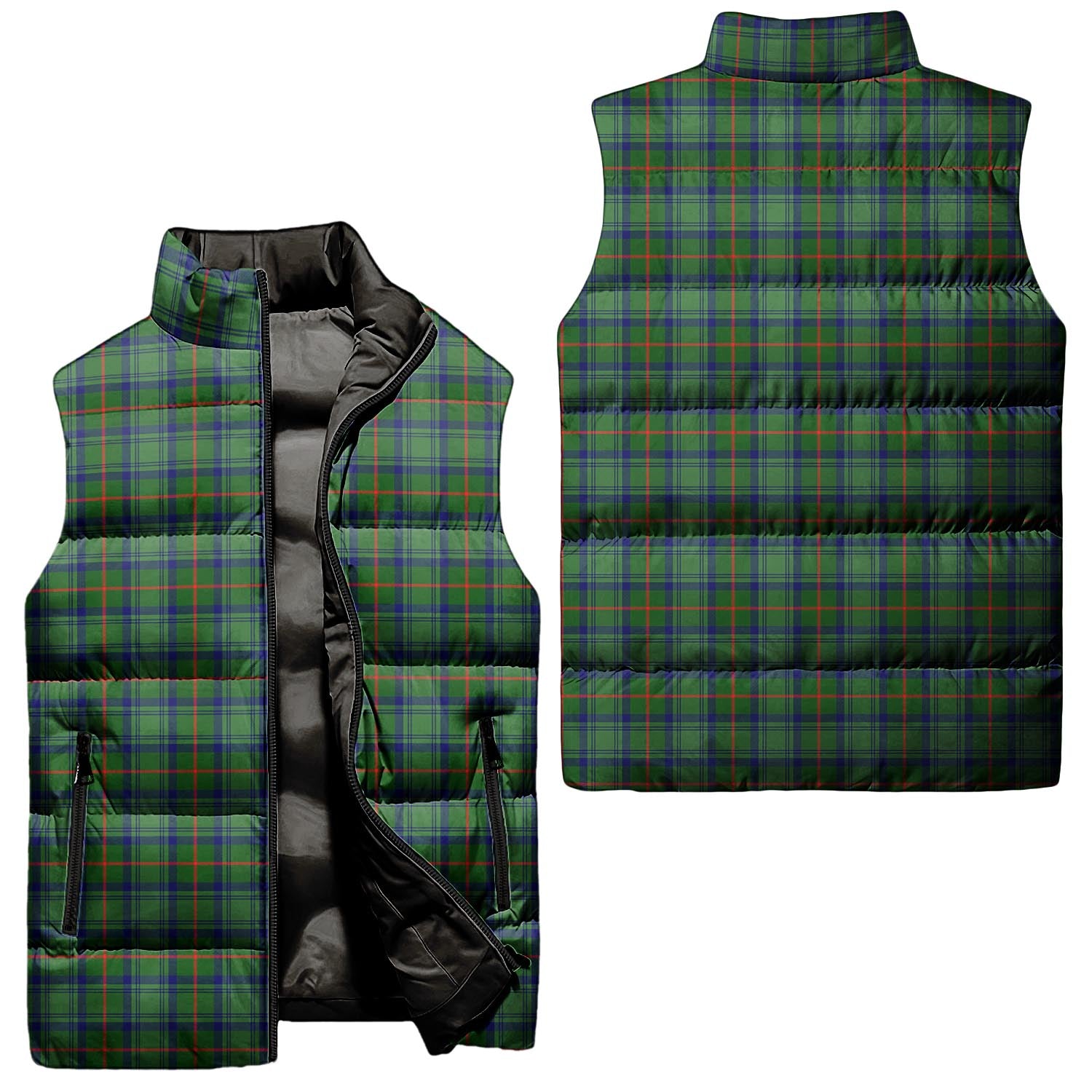 Cranstoun Tartan Sleeveless Puffer Jacket Unisex - Tartanvibesclothing