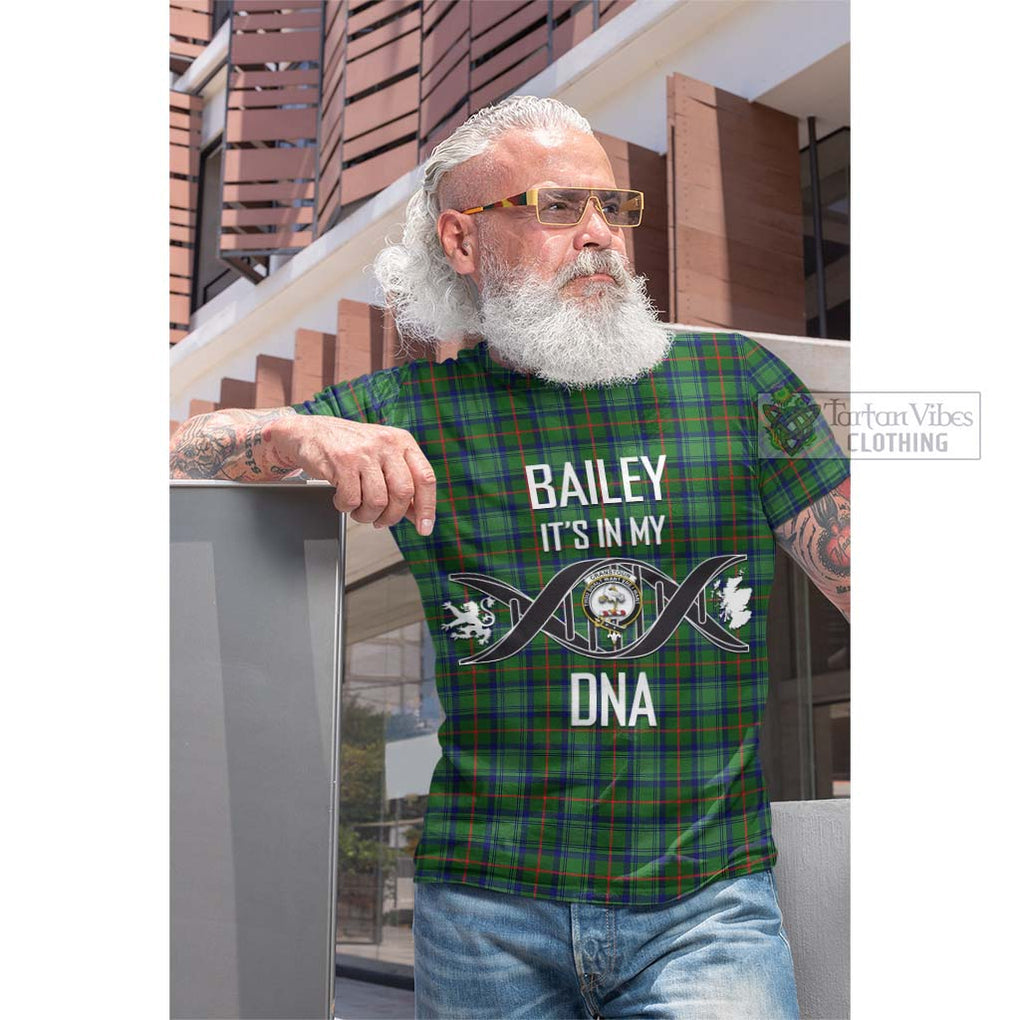 Tartan Vibes Clothing Cranstoun Tartan Cotton T-shirt with Family Crest DNA In Me Style