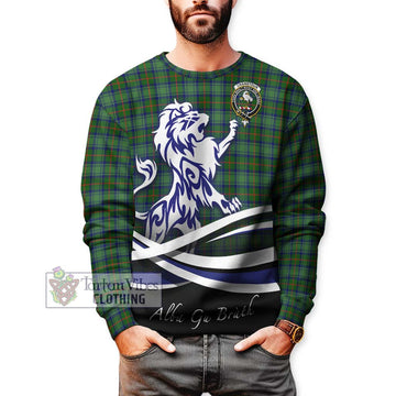 Cranstoun (Cranston) Tartan Sweatshirt with Alba Gu Brath Regal Lion Emblem