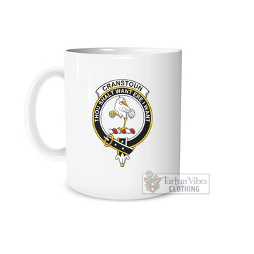 Cranstoun (Cranston) Family Crest Ceramic Mug