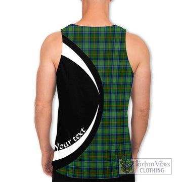 Cranstoun (Cranston) Tartan Men's Tank Top with Family Crest Circle Style