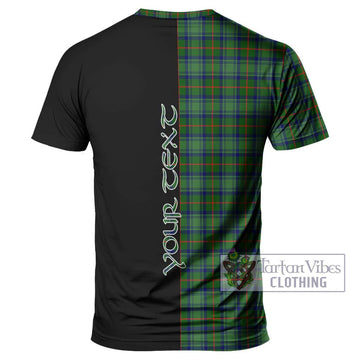 Cranstoun (Cranston) Tartan T-Shirt with Family Crest and Half Of Me Style