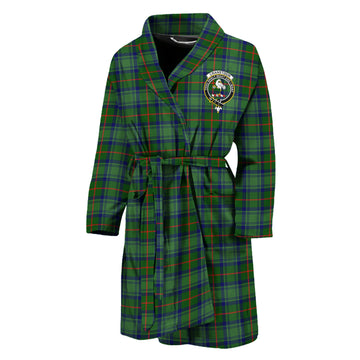 Cranstoun (Cranston) Tartan Bathrobe with Family Crest