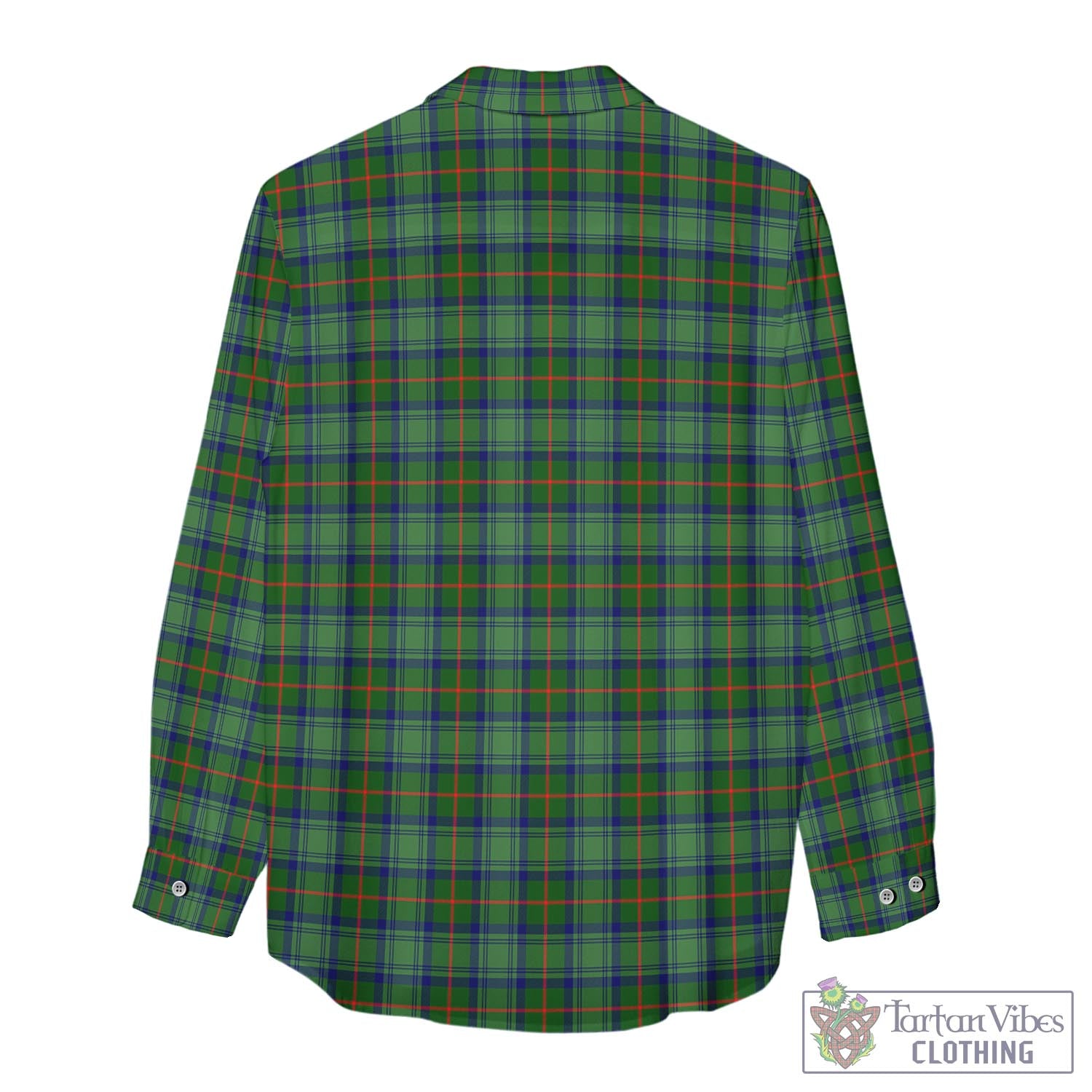 Tartan Vibes Clothing Cranstoun Tartan Womens Casual Shirt with Family Crest