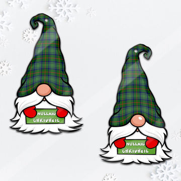 Cranstoun (Cranston) Gnome Christmas Ornament with His Tartan Christmas Hat