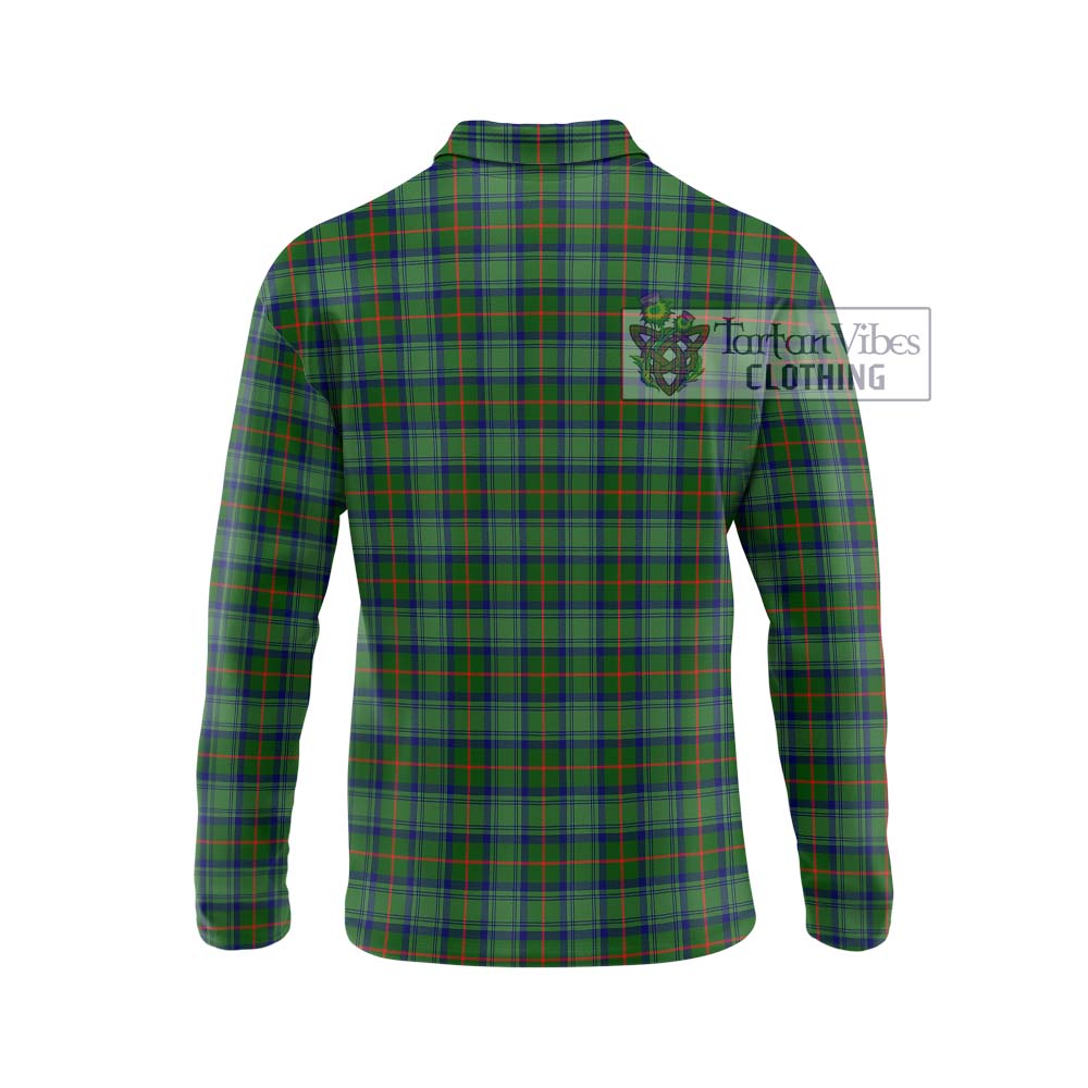 Cranstoun (Cranston) Tartan Long Sleeve Polo Shirt with Family Crest DNA In Me Style - Tartanvibesclothing Shop