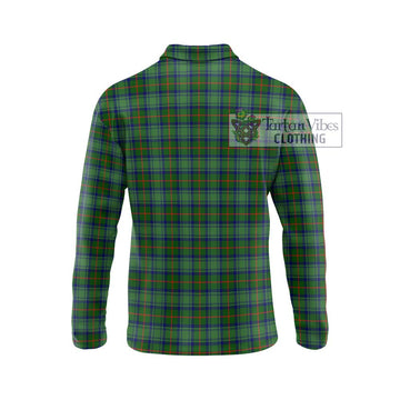 Cranstoun (Cranston) Tartan Long Sleeve Polo Shirt with Family Crest DNA In Me Style