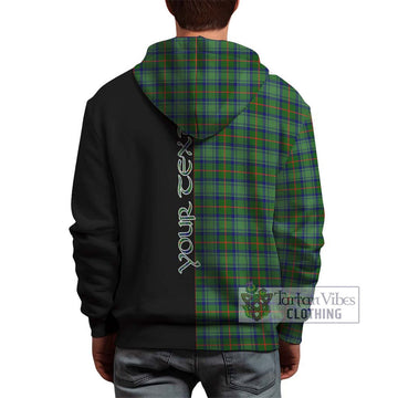 Cranstoun (Cranston) Tartan Hoodie with Family Crest and Half Of Me Style