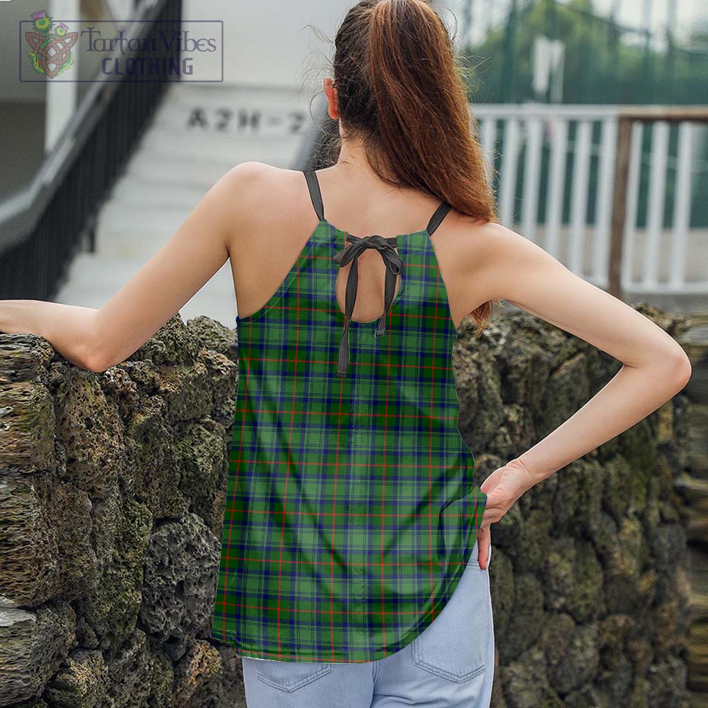 Tartan Vibes Clothing Cranstoun Tartan Loose Halter Neck Camisole