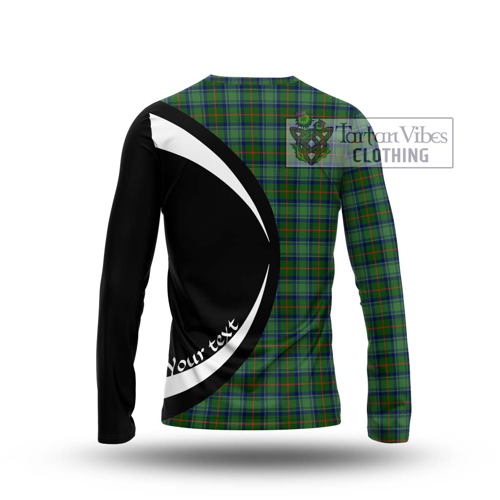 Cranstoun (Cranston) Tartan Long Sleeve T-Shirt with Family Crest Circle Style - Tartan Vibes Clothing