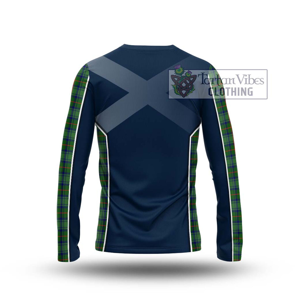 Cranstoun (Cranston) Tartan Long Sleeve T-Shirt with Family Crest and Lion Rampant Vibes Sport Style - Tartan Vibes Clothing