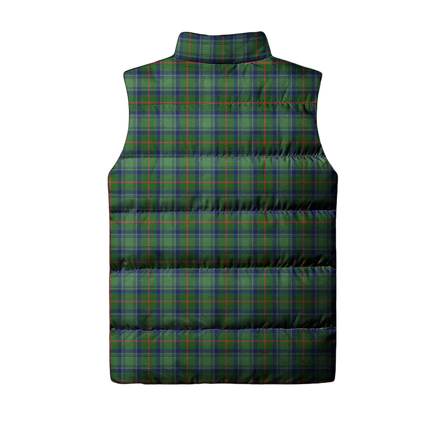 Cranstoun Tartan Sleeveless Puffer Jacket with Family Crest - Tartanvibesclothing