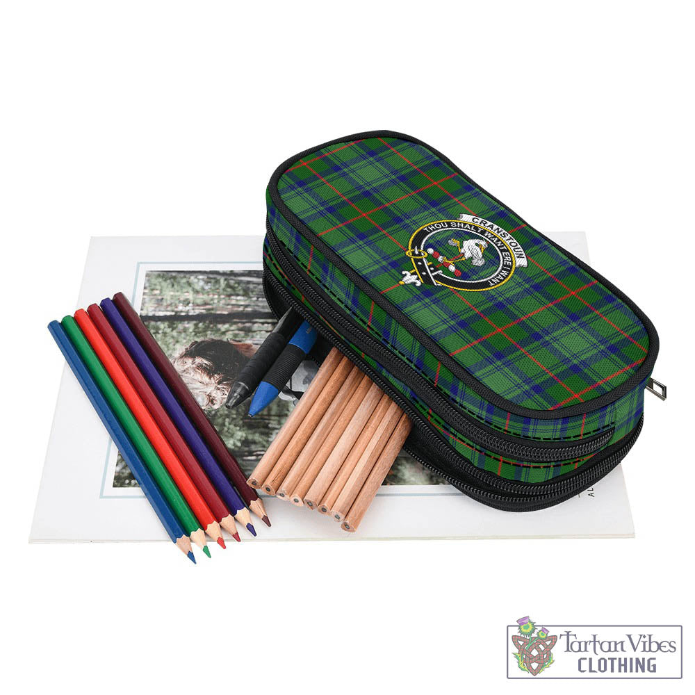 Tartan Vibes Clothing Cranstoun Tartan Pen and Pencil Case with Family Crest