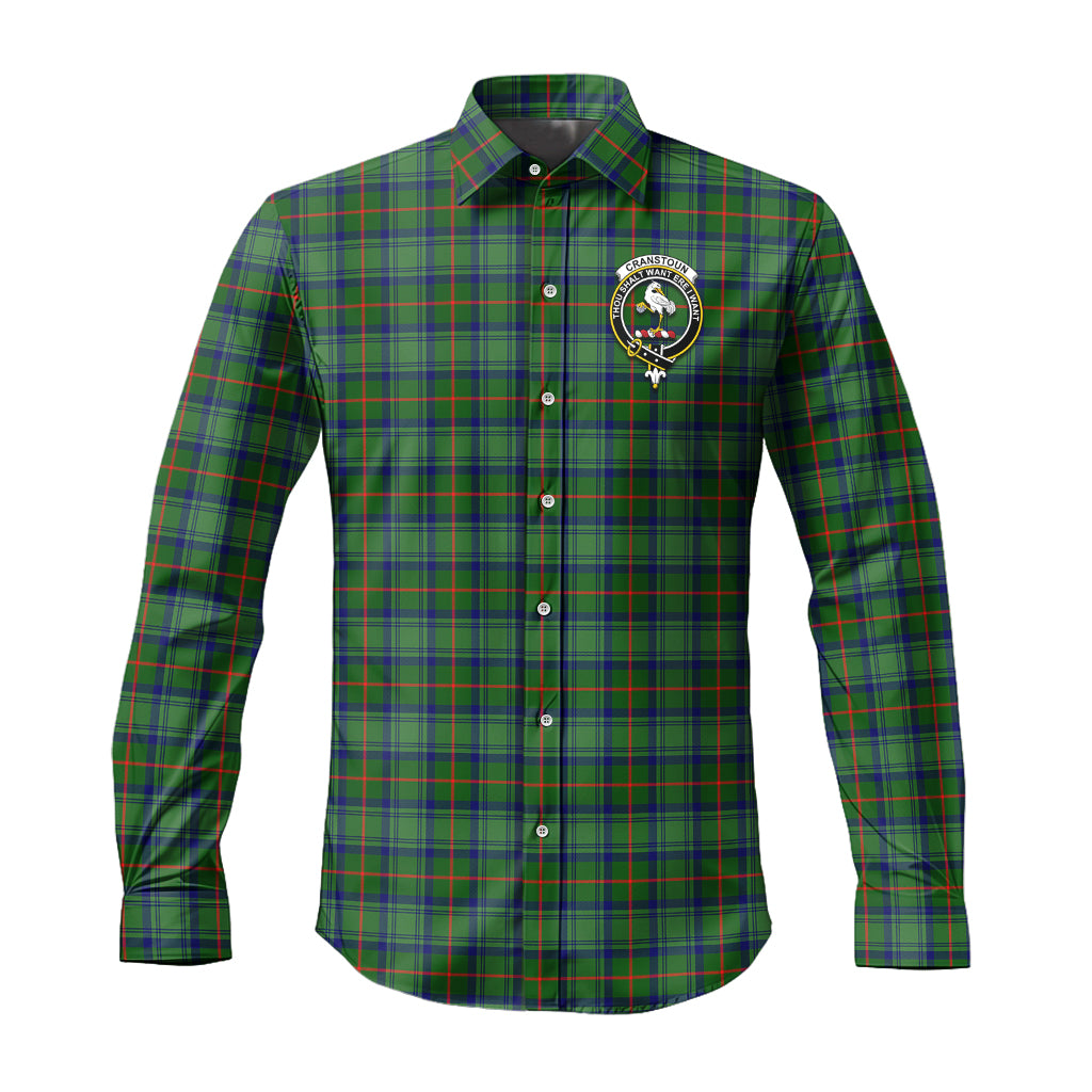 cranstoun-tartan-long-sleeve-button-up-shirt-with-family-crest