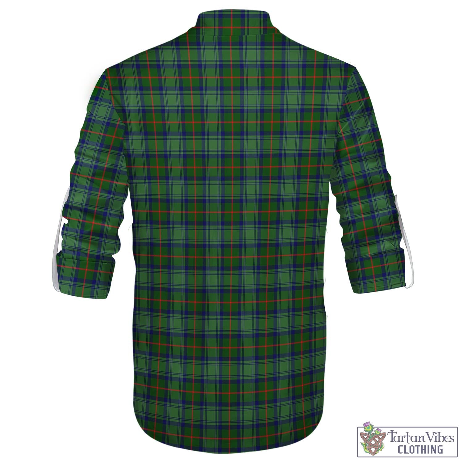 Tartan Vibes Clothing Cranstoun Tartan Men's Scottish Traditional Jacobite Ghillie Kilt Shirt