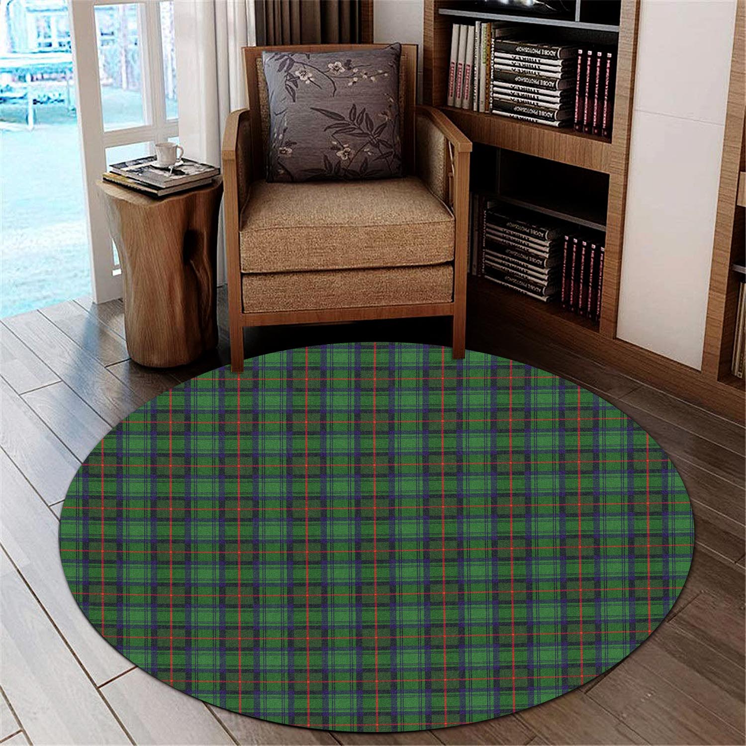 Cranstoun Tartan Round Rug - Tartanvibesclothing