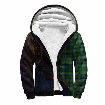 Cranstoun (Cranston) Tartan Family Crest Sherpa Hoodie Alba Gu Brath Be Brave Lion Ancient Style Unisex S - Tartan Vibes Clothing