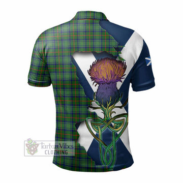 Cranstoun (Cranston) Tartan Family Crest Polo Shirt Scottish Thistle Celtic Inspired - Tartan Vibes Clothing