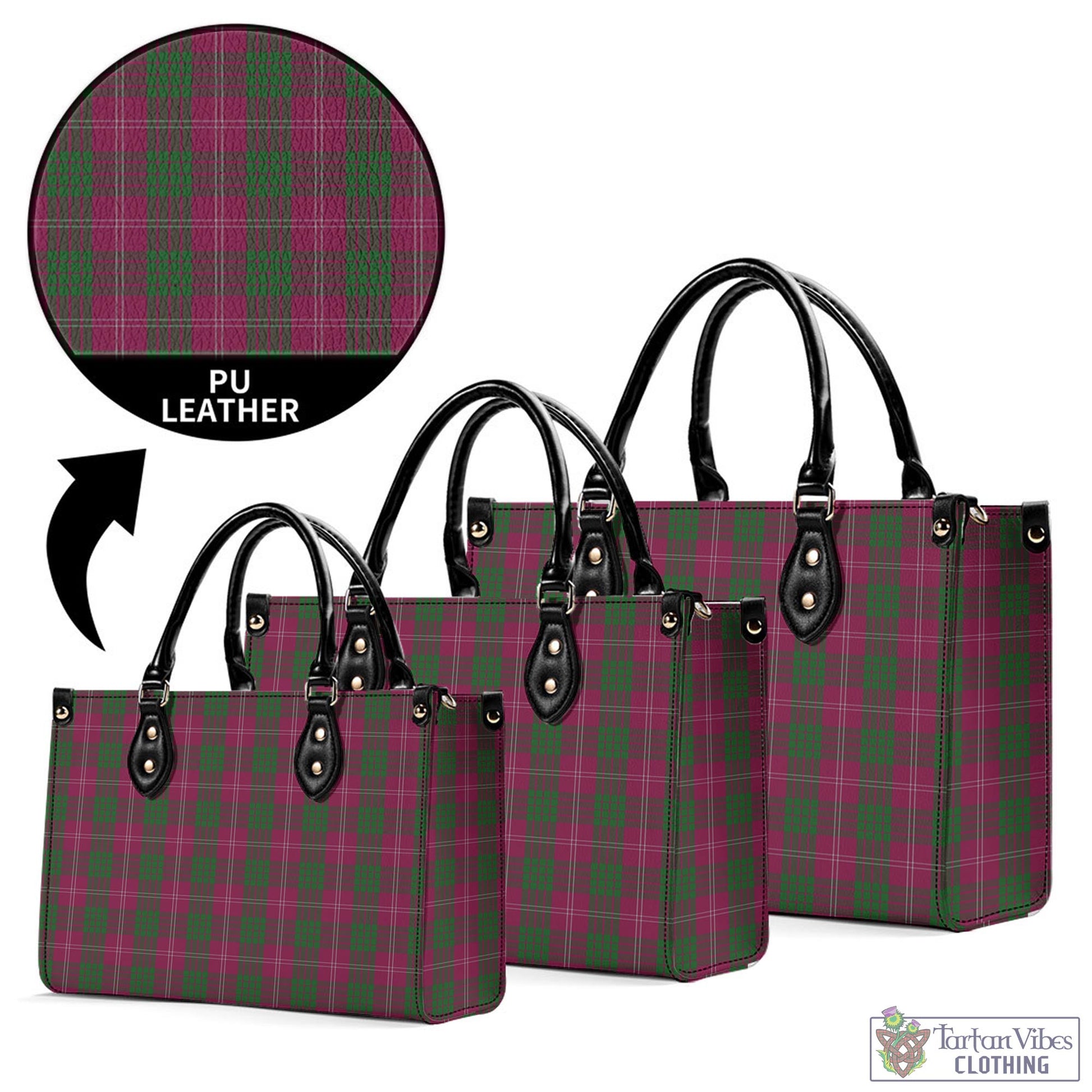 Tartan Vibes Clothing Crawford Tartan Luxury Leather Handbags