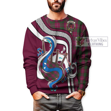 Crawford Tartan Sweatshirt with Epic Bagpipe Style