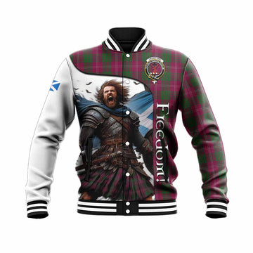 Crawford Crest Tartan Baseball Jacket Inspired by the Freedom of Scottish Warrior