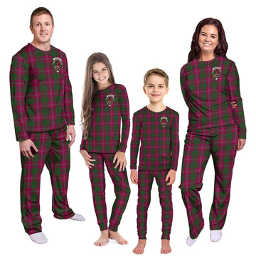 Crawford Tartan Pajamas Family Set with Family Crest